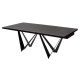 Fjord Black Marble стіл розкладний кераміка 200-300 см