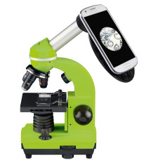 Мікроскоп Bresser Biolux SEL 40x-1600x Green з адаптером для смартфона (8855600B4K000)