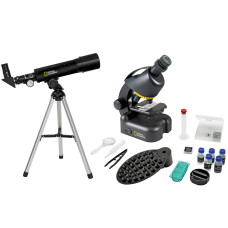 Микроскоп National Geographic Junior 40x-640x + Телескоп 50/360 с кейсом (9118200)