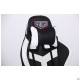 Крісло VR Racer Dexter Laser чорний/білий 546480