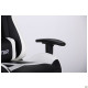 Крісло VR Racer Dexter Laser чорний/білий 546480
