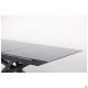 Стіл обідній розкладний Gerald anthracite/glass Slate gray 547227