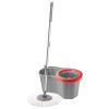 Набор для уборки Planet Spin Mop Joy 16 л серый красный