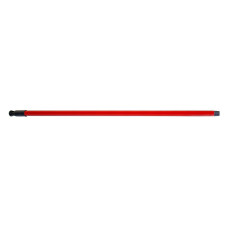 Ручка металлическая для швабры 110 см красная