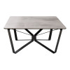 Стол журнальный LUTON S керамика светло-серый