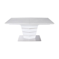 Стол обеденный BALTIMORE керамика серо/белый