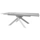 Gracio Carrara White стол раскладная керамика 160-240 см