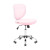Кресло Лео Хром M-1 (Tilt) Розовый