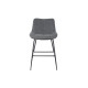 Полубарный стул B-140-1 серый + антрацит