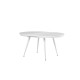 Керамічний стіл TML-875 білий мармур