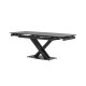 Керамічний стіл TML-817 чорний онікс + чорний
