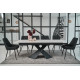 Керамічний стіл Урбано TML-896 калакатта крістал + чорний