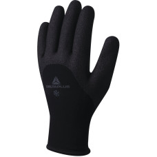 Перчатки рабочие утепленные VV750 с нитриловым покрытием, черные размер 10