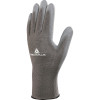 Перчатки защитные с неполным полиуретановым покрытием для точных работ VE702P Delta Plus размер 10