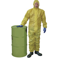 Комбинезон для защиты от жидких химических веществ и радиационной пыли DT300 deltachem Delta Plus тип 3B размер XXL