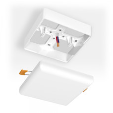 Рамка накладного монтажа квадратного безрамочного светильника videx (vl-dlfs-15sf)