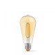 Led лампа videx filament st64fad 6w e27 2200k димерная бронза