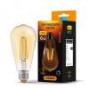 Led лампа videx filament st64fad 6w e27 2200k димерная бронза