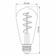 Led лампа videx filament st64fgd 4w e27 2100k димерная графит