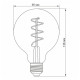 Led лампа videx filament g95fgd 4w e27 2100k димерная графит