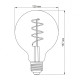 Led лампа videx filament g125fasd 5w e27 2200k дімерна бронза