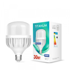 Led лампа titanum a100 30w e27 6500к