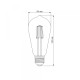 Led лампа titanum filament st64 6w e27 2200k бронза
