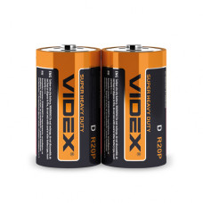 Батарейка солевая videx r2op/d 2шт shrink