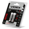 Аккумуляторы videx hr6/aa 600mah double blister/2шт