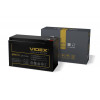 Акумулятор свинцево-кислотний videx 6fm7.2 12v/7.2ah color box 1