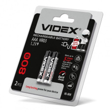 Аккумуляторы Videx HR03/AAA 800mAh double blister/2шт