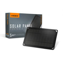 Портативний зарядний пристрій солнечна панель videx vso-f505u 5w