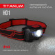 Налобний світлодіодний ліхтарик titanum tlf-h01 100lm 6500k