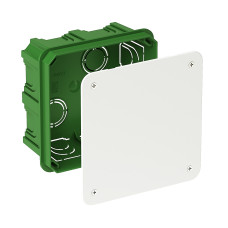 Распределительная коробка для сплошных стен 100x100x50 мм multifix schneider electric imt35122