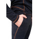 Термобілизна чоловіча Tramp Microfleece комплект (футболка+штани) black UTRUM-020, UTRUM-020-black-M