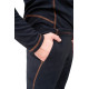 Термобілизна чоловіча Tramp Microfleece комплект (футболка+штани) black UTRUM-020, UTRUM-020-black-2XL