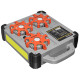 Комплект ліхтарів професійних Mactronic X-Flare (30 Lm) Red/Blue/Amber Recharg 12v/220V Magnetic (PSD0112)