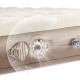 Матрац надувний 25 см подвійний із вбудованою помпою Naturehike CNH23DZ10001, світло-коричневий