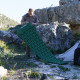 Матрац надувний із підголовником Naturehike CNK2300DZ0001, темно-зелений