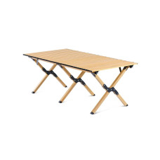 Розкладний стіл Naturehike CNK2300JU010 розмір M, алюміній, бежевий