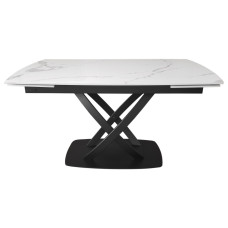 Infinity Staturario Black стіл розкладний кераміка 140-200 см