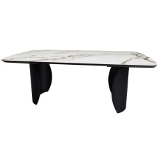Palazzo Golden Rivers/Black стіл розкладний кераміка 200-300 см