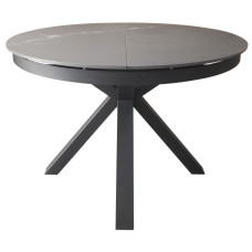 Planeta Macedonian Black стіл розкладний кераміка 110-145 см