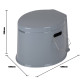 Біотуалет Bo-Camp Portable Toilet 7 Liters Grey (5502800)