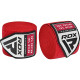 Бинти для боксу RDX WX Professional Boxing Hand Wraps Red (4.5м.)