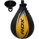 Пневмогруша боксерська RDX 2Y Boxing Speed Ball Leather Multi Yellow/Blue