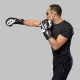 Боксерские перчатки RDX F4 Boxing Sparring Gloves Hook&Loop WHITE/BLACK 14 унций (капа в комплекте)