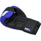 Боксерские перчатки RDX F4 Boxing Sparring Gloves Hook&Loop BLUE/BLACK 14 унций (капа в комплекте)