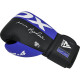 Боксерские перчатки RDX F4 Boxing Sparring Gloves Hook&Loop BLUE/BLACK 14 унций (капа в комплекте)