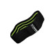 Тканева гумка для фітнесу та спорту Power System PS-4092 Booty Band LVL 2 Black/Green (d_80 см. 12-16кг.)